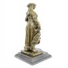 Image 2 : Young Woman with a Bundle of Wheat Bronze Sculpture