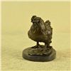 Image 1 : Feng Shui Lucky Wealth Chicken Bronze Statue
