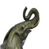 Image 7 : Two Walking African Elephants Bronze Sculpture
