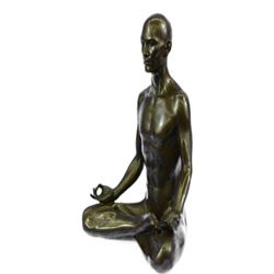 Yoga Teacher Bronze Sculpture