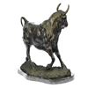 Image 2 : Art Deco Hot Cast Bull Bronze Sculpture