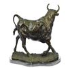 Image 3 : Art Deco Hot Cast Bull Bronze Sculpture