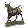 Image 9 : Art Deco Hot Cast Bull Bronze Sculpture