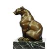 Image 9 : Modern Mountain Lion Bronze Sculpture