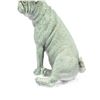 Image 8 : White Patina Miniature Pug Dog Bronze Sculpture