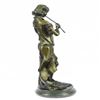 Image 4 : Female Flute Player Bronze Sculpture