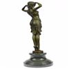 Image 4 : Dancer Bronze Statue on Marble Base Sculpture