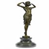 Image 5 : Dancer Bronze Statue on Marble Base Sculpture