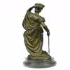 Image 3 : Roman Legion Soldier Bronze Sculpture on Marble Base Figurine