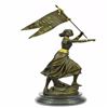 Image 1 : Joan of Arc French Maid of Orleans Bronze Sculpture