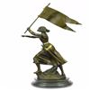 Image 4 : Joan of Arc French Maid of Orleans Bronze Sculpture