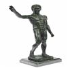 Image 1 : Nude Man Bronze Sculpture on Marble Base Figurine