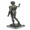 Image 4 : Nude Man Bronze Sculpture on Marble Base Figurine