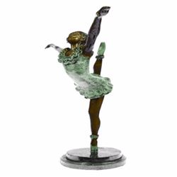 Ballerina Sexy Girl Dancer Bronze Statue