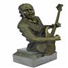 Image 9 : Jimmy Hendrix playing his Guitar Bronze Sculpture