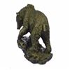 Image 5 : Burly Black Bear with His fish Dinner Bronze Sculpture