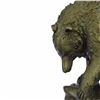 Image 6 : Burly Black Bear with His fish Dinner Bronze Sculpture