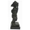 Image 10 : Silence Bronze Sculpture on Marble Base Figurine