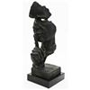 Image 3 : Silence Bronze Sculpture on Marble Base Figurine