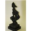 Image 5 : Silence Bronze Sculpture on Marble Base Figurine