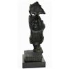Image 6 : Silence Bronze Sculpture on Marble Base Figurine