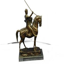Brave Medieval Knight Warrior Bronze Sculpture
