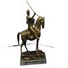 Image 1 : Brave Medieval Knight Warrior Bronze Sculpture