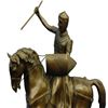Image 2 : Brave Medieval Knight Warrior Bronze Sculpture