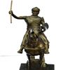 Image 5 : Brave Medieval Knight Warrior Bronze Sculpture