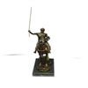 Image 8 : Brave Medieval Knight Warrior Bronze Sculpture