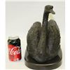 Image 1 : Lifelike Beautiful Swan Bronze Statue