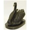 Image 3 : Lifelike Beautiful Swan Bronze Statue