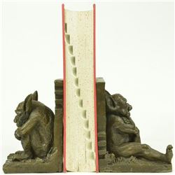 Gargoyles Bookends Bronze Sculpture