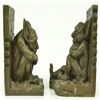 Image 5 : Gargoyles Bookends Bronze Sculpture