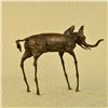 Image 7 : Elephant with Long Legs Bronze Sculpture