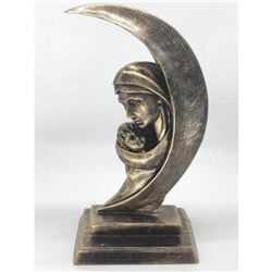 Mary and Baby Jesus Cold Cast Bronze Sculpture