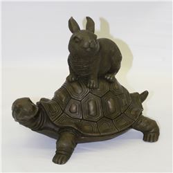 Western and Chinese Culture Life Longevity Bronze Sculpture