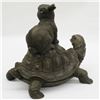 Image 5 : Western and Chinese Culture Life Longevity Bronze Sculpture