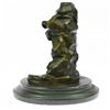 Image 2 : Lovely Woman Drinking From Spring Bronze Sculpture