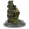 Image 4 : Lovely Woman Drinking From Spring Bronze Sculpture