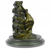 Image 8 : Lovely Woman Drinking From Spring Bronze Sculpture