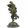 Image 1 : Rendition of Hermes Flying Mercury and Pandora Bronze Sculpture