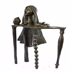 Wicked Gruesome Severed Head Bronze Sculpture