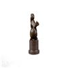 Image 2 : Squirrel Bronze Statue on Marble Base Sculpture