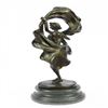 Image 2 : Amusing Bronze Sculpture on Marble Base Figurine