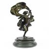 Image 9 : Amusing Bronze Sculpture on Marble Base Figurine