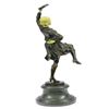 Image 2 : A Tambourine Dancer Bronze Sculpture