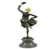 Image 3 : A Tambourine Dancer Bronze Sculpture