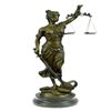 Image 1 : Blind Justice Graduation Lawyer Student Bronze Sculpture