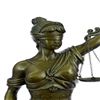 Image 2 : Blind Justice Graduation Lawyer Student Bronze Sculpture